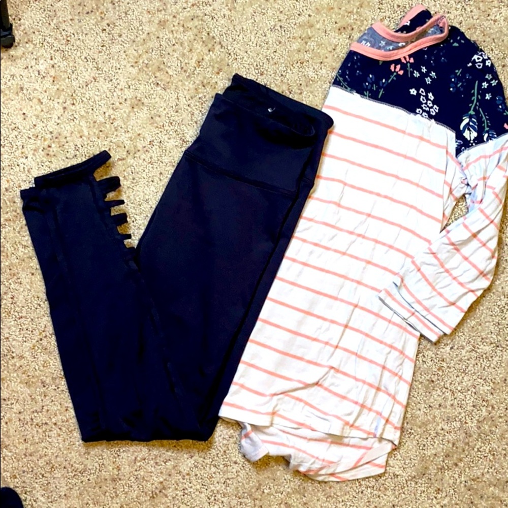 Maurice’s leggings and 24/7 top